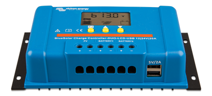 Victron Bluesolar Pwm Duo-Lcd&Usb 12/24V-20A label detail