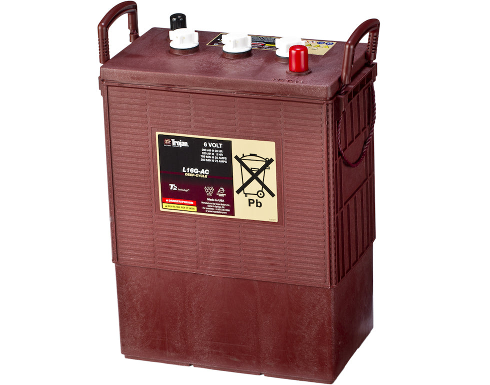 Trojan Deep Cycle Traksjonsbatteri 6V 390Ah +Diagonalt shown in product view