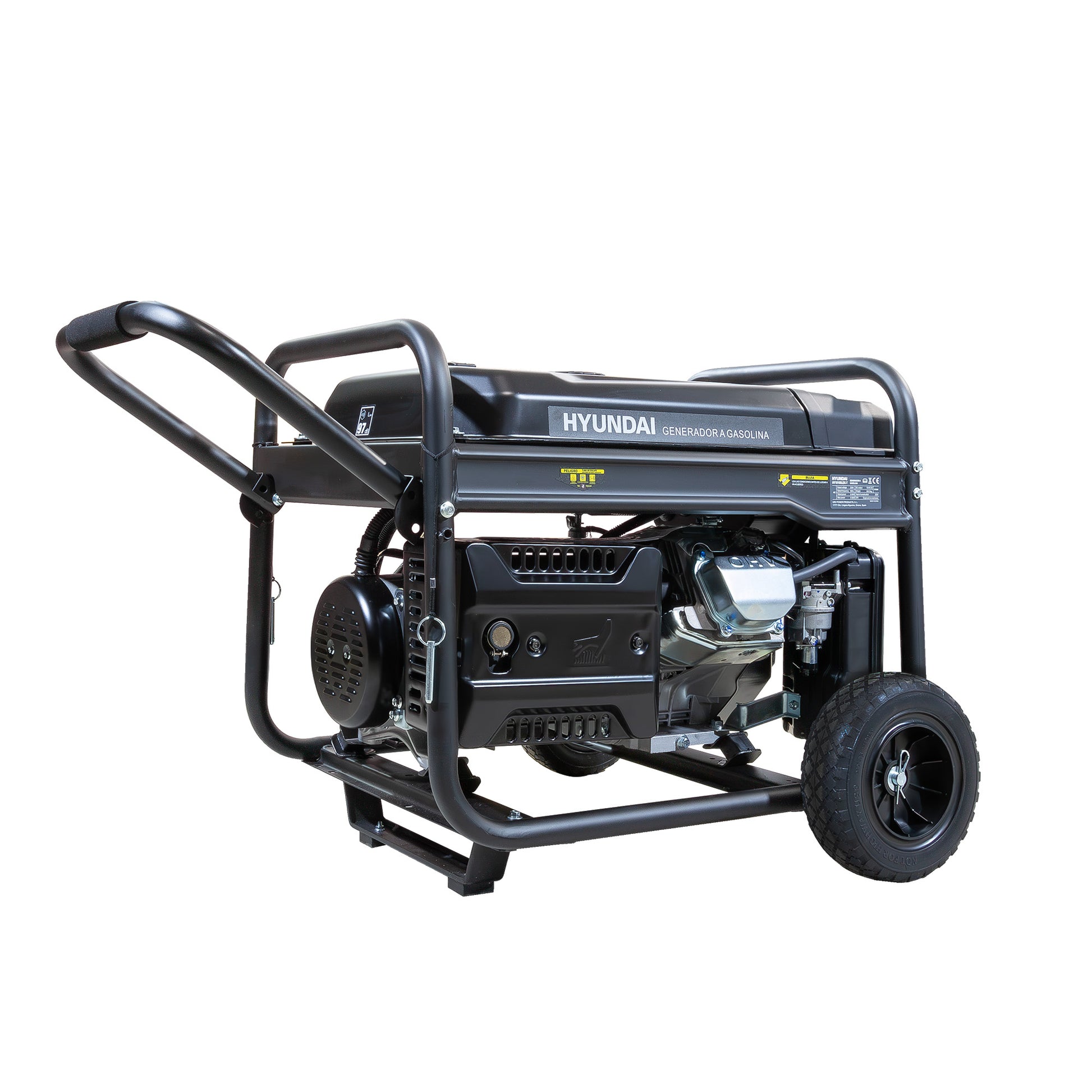 Hyundai Hy10100Lek-T Proff Strømaggregat 8000W - 400V & 230V 1-Fas - Elektrisk Start - Bensin - inkl. k shown in prod image 4