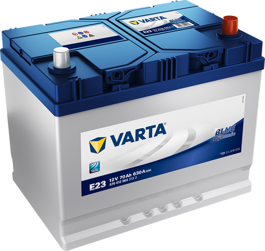 Varta Blue Dynamic Batteri 12V 70Ah 630Cca +Høyre E23 shown in product view
