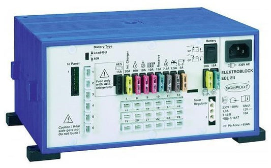 Schaudt Ebl211+Lt420 Display Og Strømsentral For Bobiler shown in product view