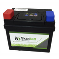 SKANBATT Gräsklipparbatteri 12V 28AH 240CCA (186x130x171mm) +vänster