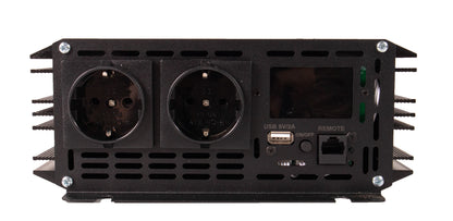 Skanbatt Inverter 24V 2000W (4000W) Ren Sinus M/Trådløs Fjernkontroll shown in product view image 2