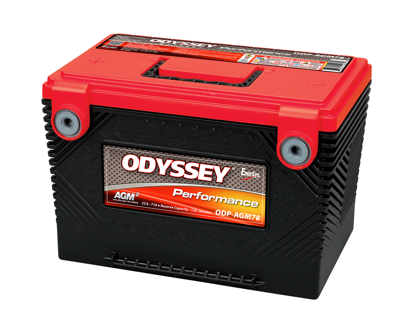 Odyssey Odp-Agm78 Agm Batteri 12V 61Ah 792Cca +Sidepol Venstre shown in product view