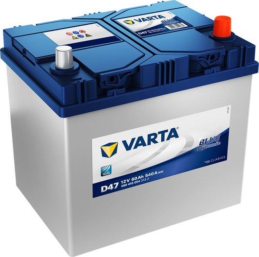 Varta Blue Dynamic Batteri 12V 60Ah 540Cca +Høyre D47 shown in product view