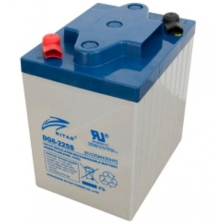Ritar Gel Deep Cycle Batteri 6V 225Ah +Diagonalt shown in product view