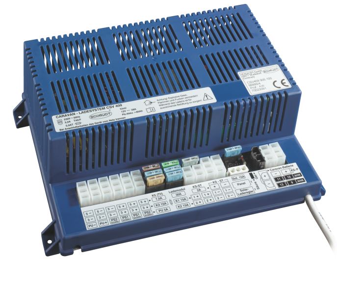 Schaudt Csv409 Strømforsyning+Lader+Booster Til Campingvogn shown in product view