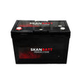 SKANBATT Premium Lithium - 12V 100Ah 100A BMS - Bluetooth - 306x172x212mm - 8 Års garanti