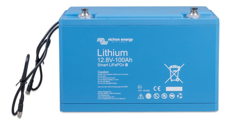 Victron Lithium Battery 12,8V/100Ah Smart shown in product view