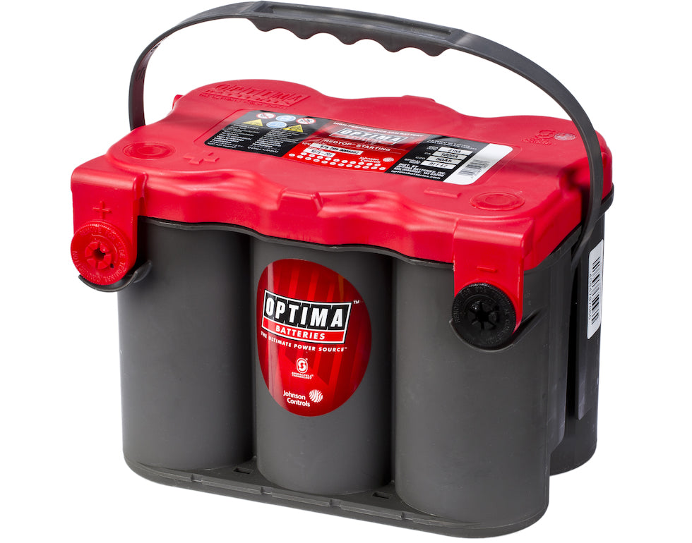 OPTIMA AGM Red Top 12V 50AH 815CCA +venstre 8078-209 shown in product view
