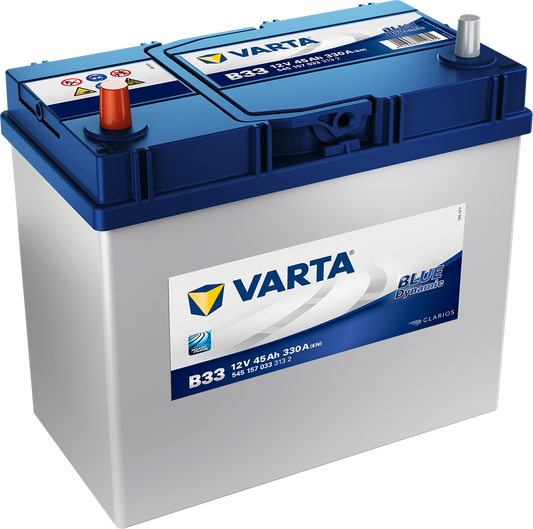 Varta Blue Dynamic Batteri 12V 45Ah 330Cca +Venstre B33 shown in product view