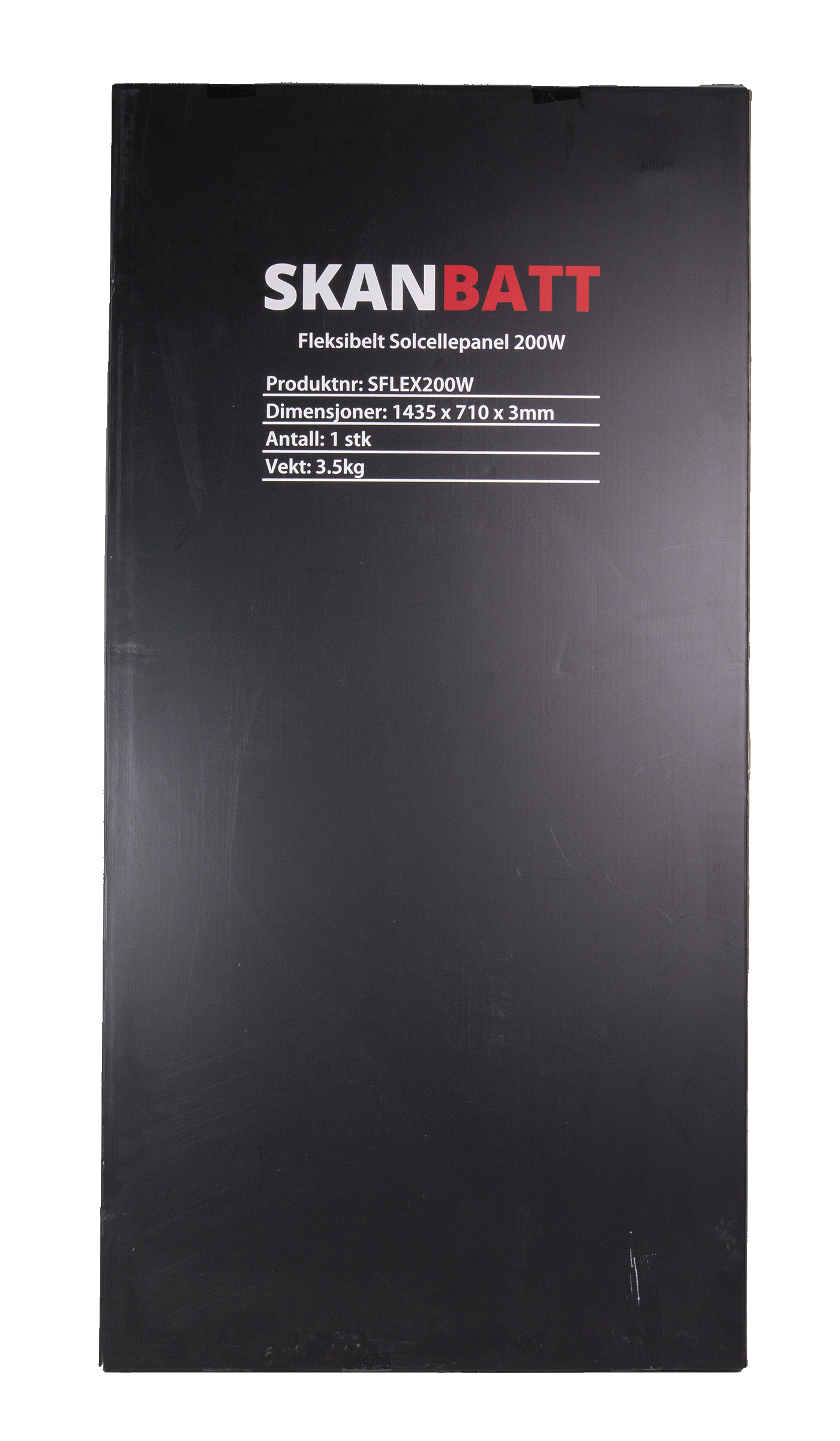 Skanbatt Fleksibelt Solcellepanel 200W - Etfe - 1435X710X3Mm shown in detail view