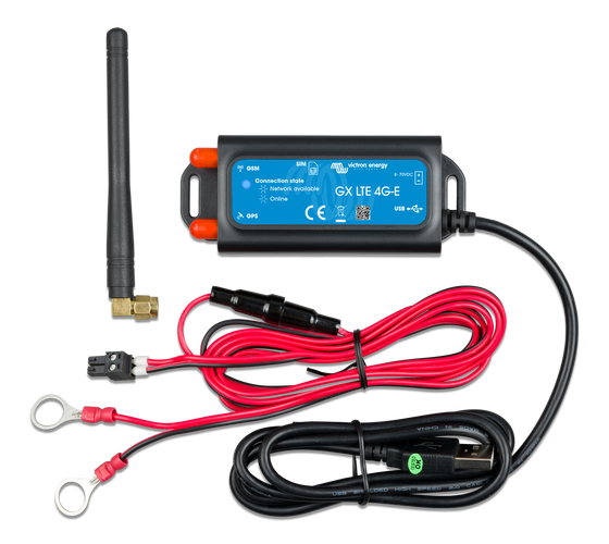 Victron Gx Lte 4G-E shown in angle view