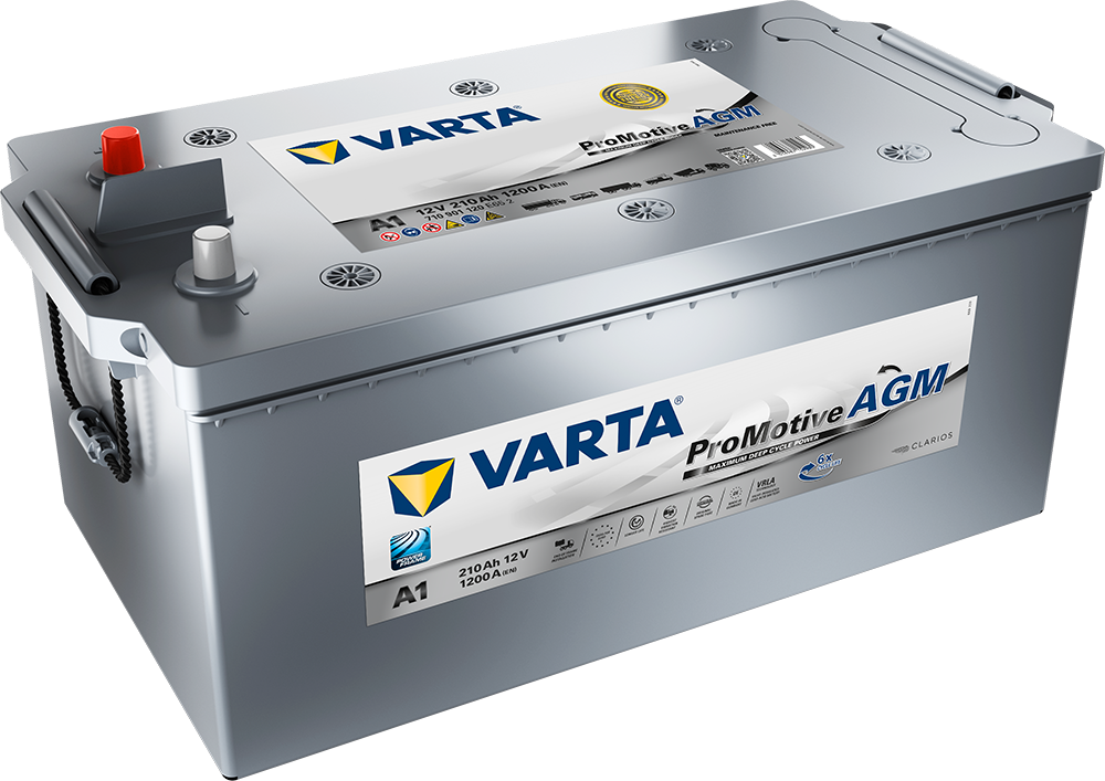 Varta Promotive Agm Batteri 12V 210Ah 1200Cca En +Venstre A1 shown in product view