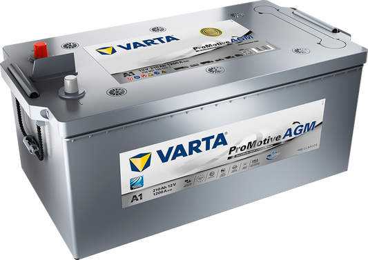 Varta Promotive Agm Batteri 12V 210Ah 1200Cca En +Venstre A1 shown in product view