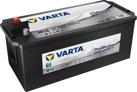Varta Promotive Black Batteri 12V 180Ah 1400Cca +Venstre M12 shown in product view