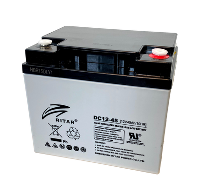 Ritar Agm Deep Cycle Batteri 12V 45Ah +Høyre shown in product view