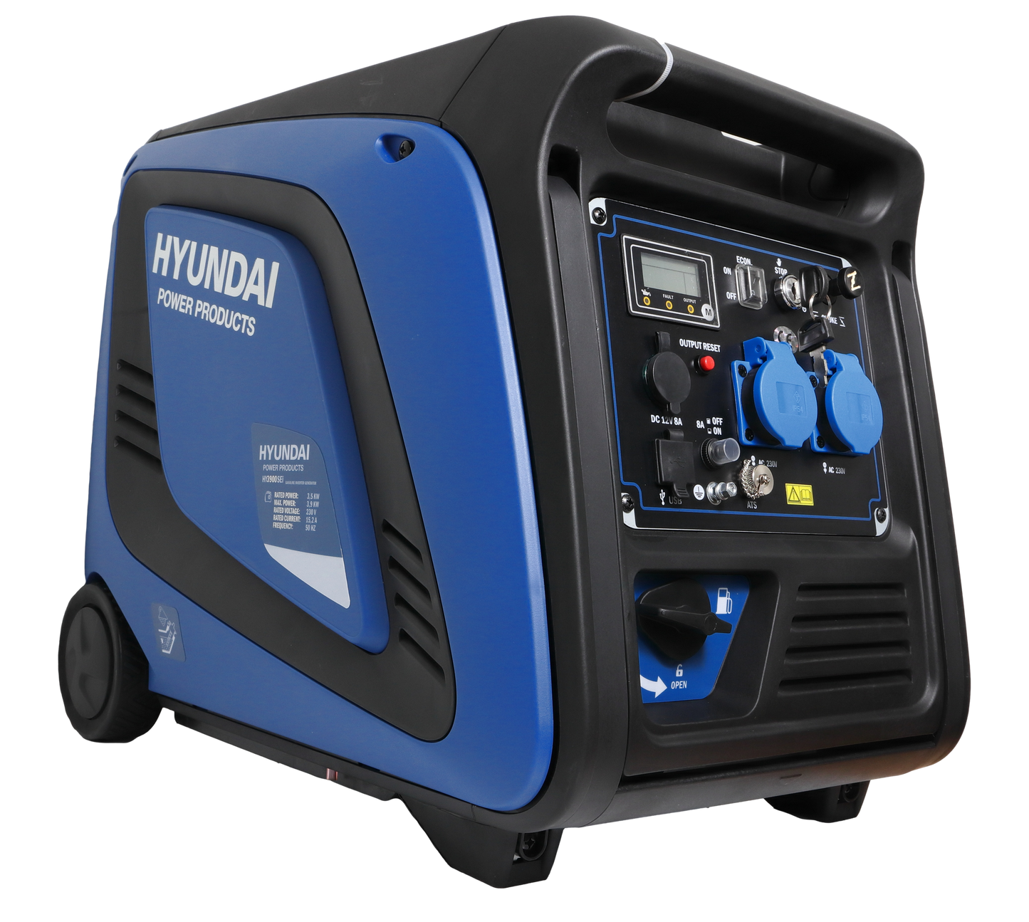Hyundai Hy3900Sei Inverter Aggregat 3900W - Elektrisk Start Og Fjernkontroll - Ats - inkl. klargjøring shown in product view