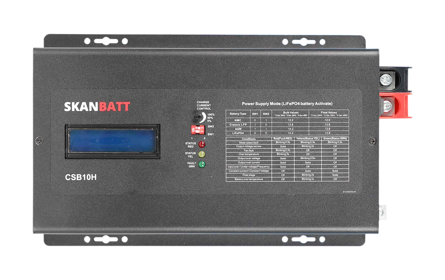 Skanbatt Batterilader 36/48V 1Kw / 25A shown in product view