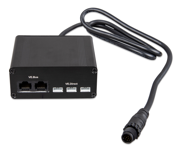 Victron Canvu Gx Io Extender And Wiring Kit shown in angle view