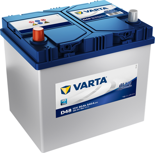 Varta Blue Dynamic Batteri 12V 60Ah 540Cca +Venstre D48 shown in product view