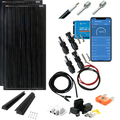 Skanbatt 400W 2X 189 / 5*55 - Slim 2X200W Black Komplett Kit Med Victron Bt Mppt