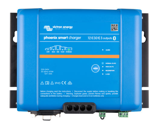 VICTRON Phoenix Smart IP43 Batteriladdare 12V 30A 3-kanaler