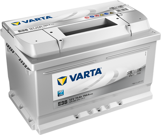Varta Silver Dynamic Batteri 12V 74Ah 750Cca +Høyre E38 shown in product view