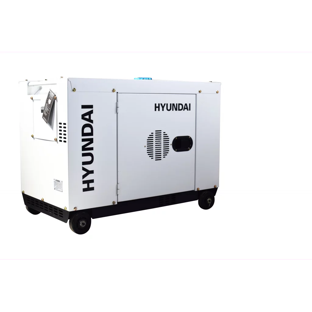 Hyundai Dhy8600Se-T Strömaggregat 7900W - Elektrisk start - Diesel