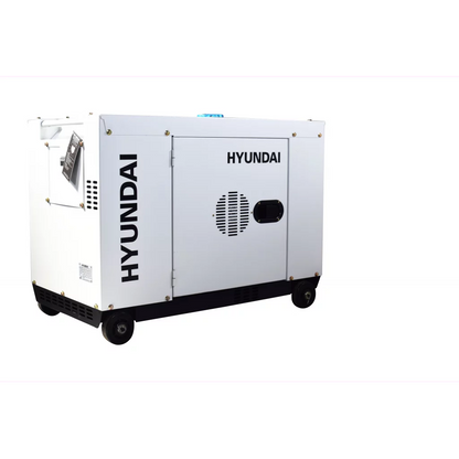 Hyundai Dhy8600Se-T Strömaggregat 7900W - Elektrisk start - Diesel