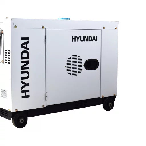 Hyundai Dhy8600Se-T Strömaggregat 7900W - Elektrisk start - Diesel
