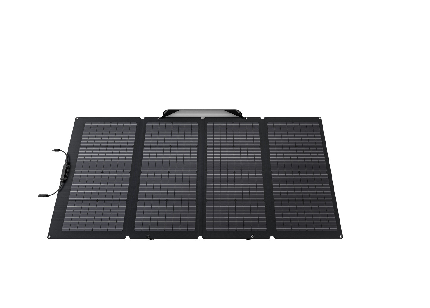 Ecoflow Sammenleggbart Solcellepanel 220W Tosidig shown in angle view