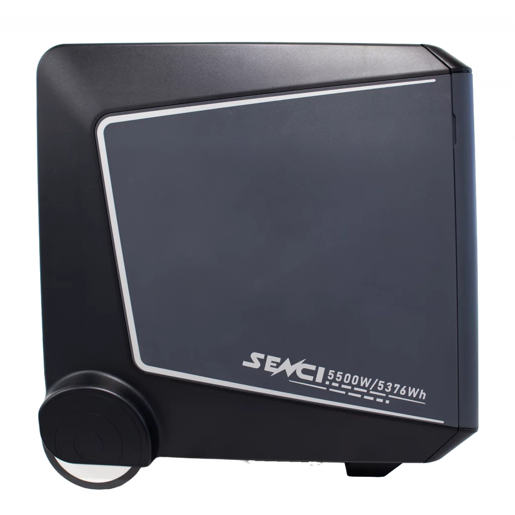 SENCI Lithium LPS 5376Wh Power Station med 5500W (11000W) sinus inverter