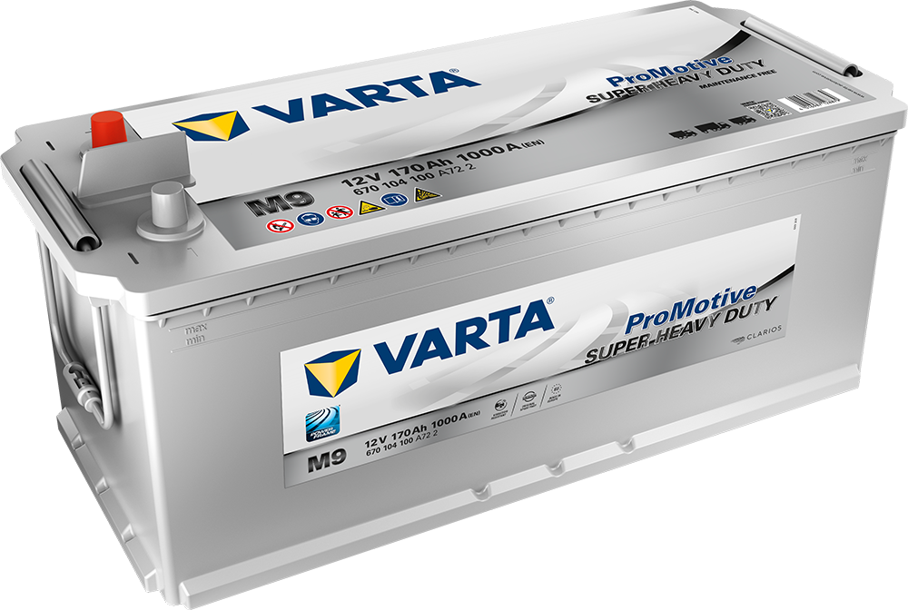 Varta Promotive Shd Batteri 12V 170Ah 1000Cca +Venstre M9 shown in product view