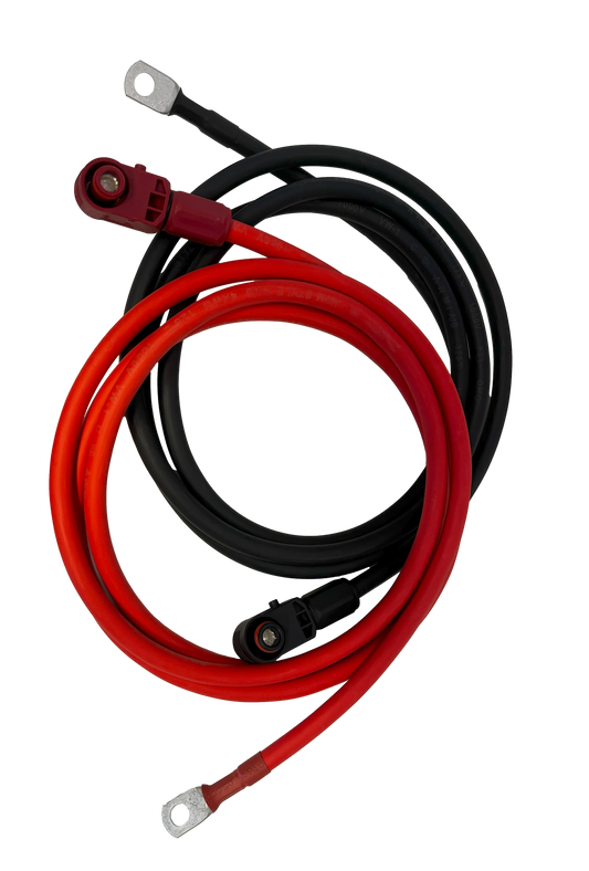 Skanbatt Kabelsett 3U Rackbatteri (Rød Og Svart ) - 25Mm2 / 8Mm - 2 Meter shown in product view