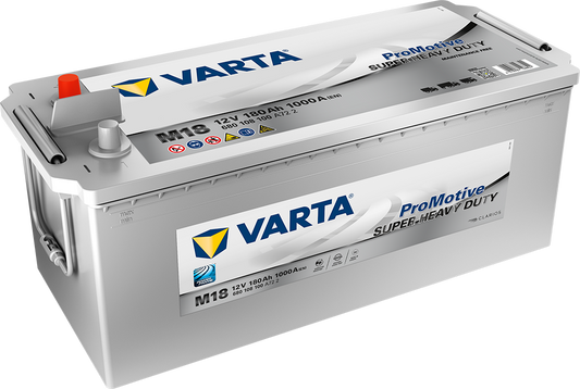 Varta Startbatteri Pro Motive Shd 12V 180Ah 1000Cca +Venstre M18 shown in product view