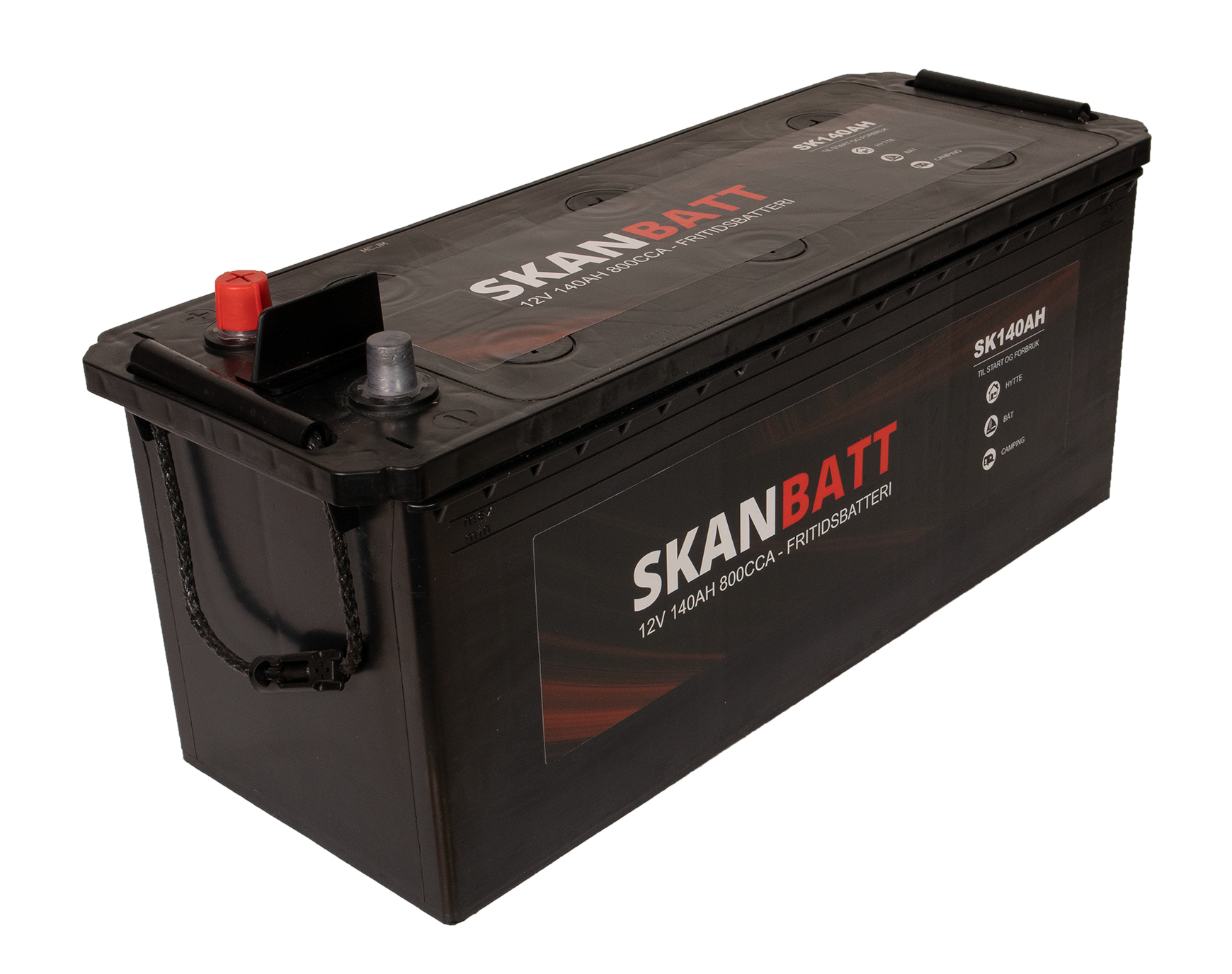Skanbatt Fritidsbatteri 12V 140Ah 800Cca +Venstre shown in product view