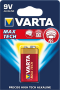 Varta Max Tech 9V 1-pack