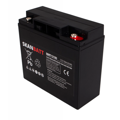 RITAR AGM Batteri 12V 18AH (181x77x167mm) M5
