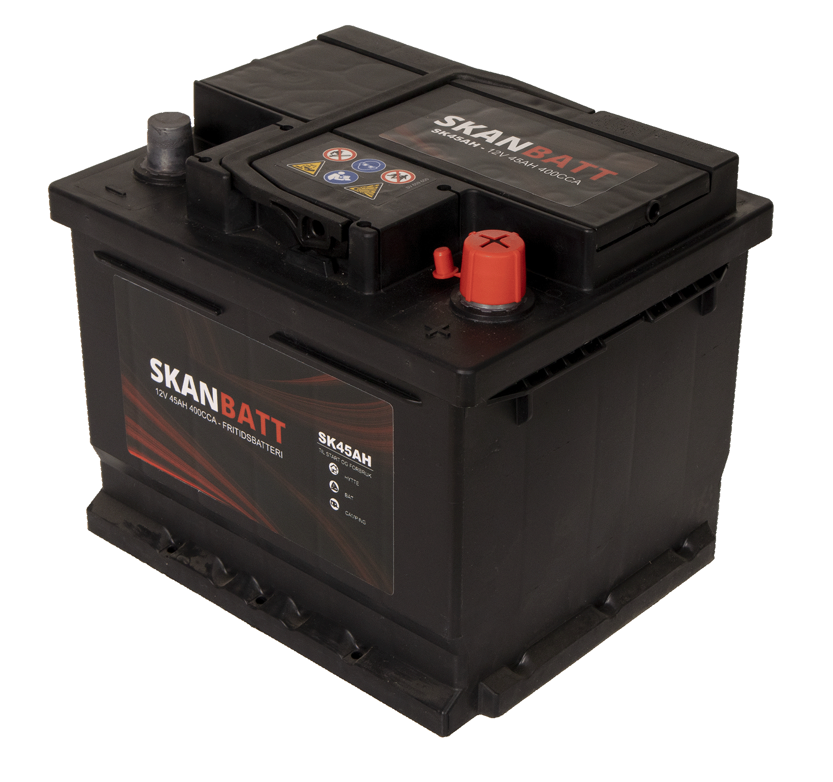 Skanbatt Fritidsbatteri 12V 45Ah 400Cca +Høyre shown in product view image 2