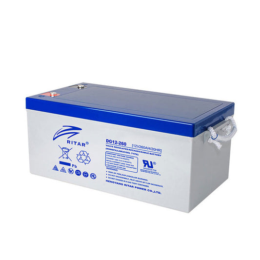 Ritar Gel Deep Cycle Batteri 12V 260Ah +Høyre shown in product view