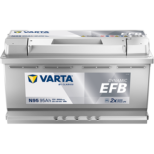 Varta Blue Dynamic Efb Batteri 12V 95Ah 850Cca +Høyre N95 shown in product view