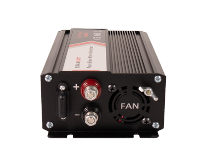 Skanbatt Inverter 12V 600W Ren Sinus shown in angle view