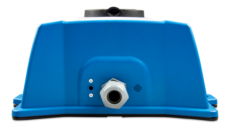 Victron Ev Charging Station shown in angle view