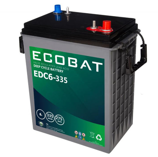 Ecobat Edc6-335 Agm Deep Cycle 6V 335Ah shown in product view