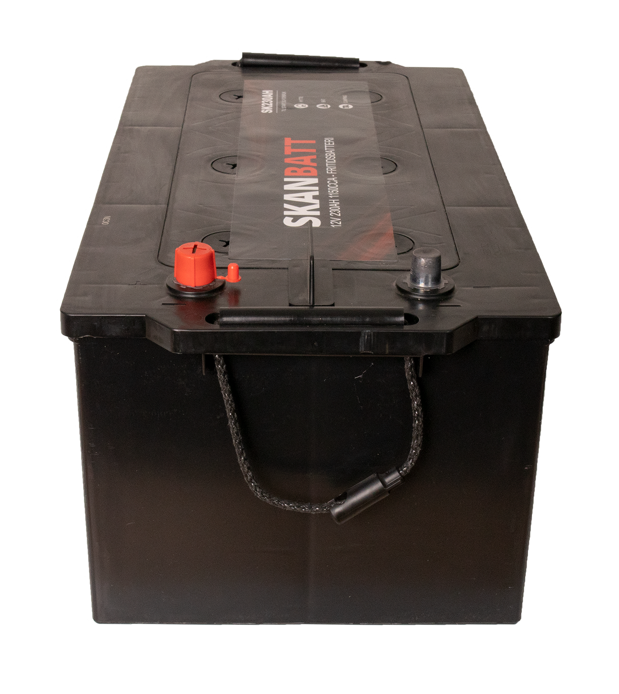 Skanbatt Fritidsbatteri 12V 230Ah 1150Cca +Venstre shown in angle view