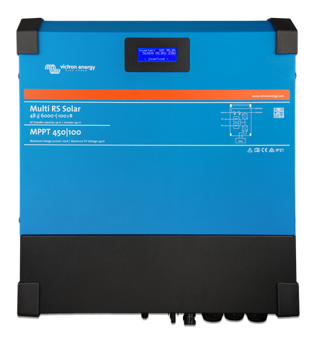 Victron Multi Rs Solar 48/6000 Dual Tracker shown in product view