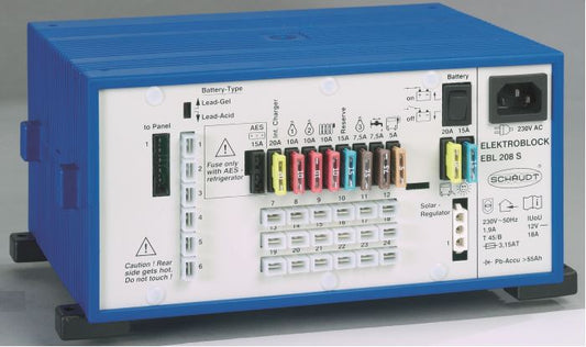Schaudt Ebl211+Lt453 Display Og Strømsentral For Bobiler shown in product view