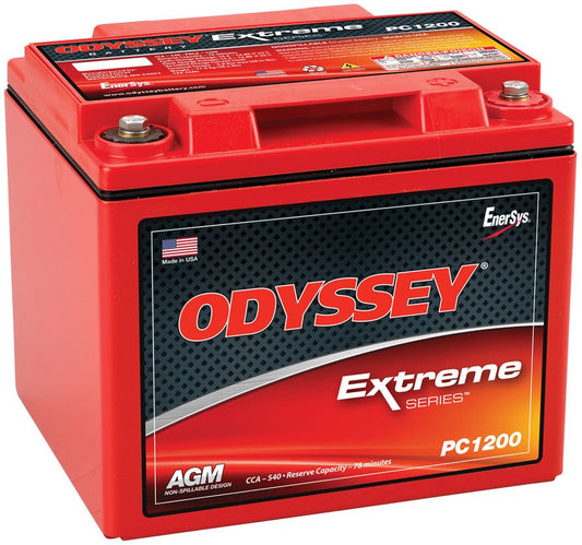 Odyssey Pc1200Mj Agm Batteri 12V 42Ah 540Cca +Høyre shown in product view
