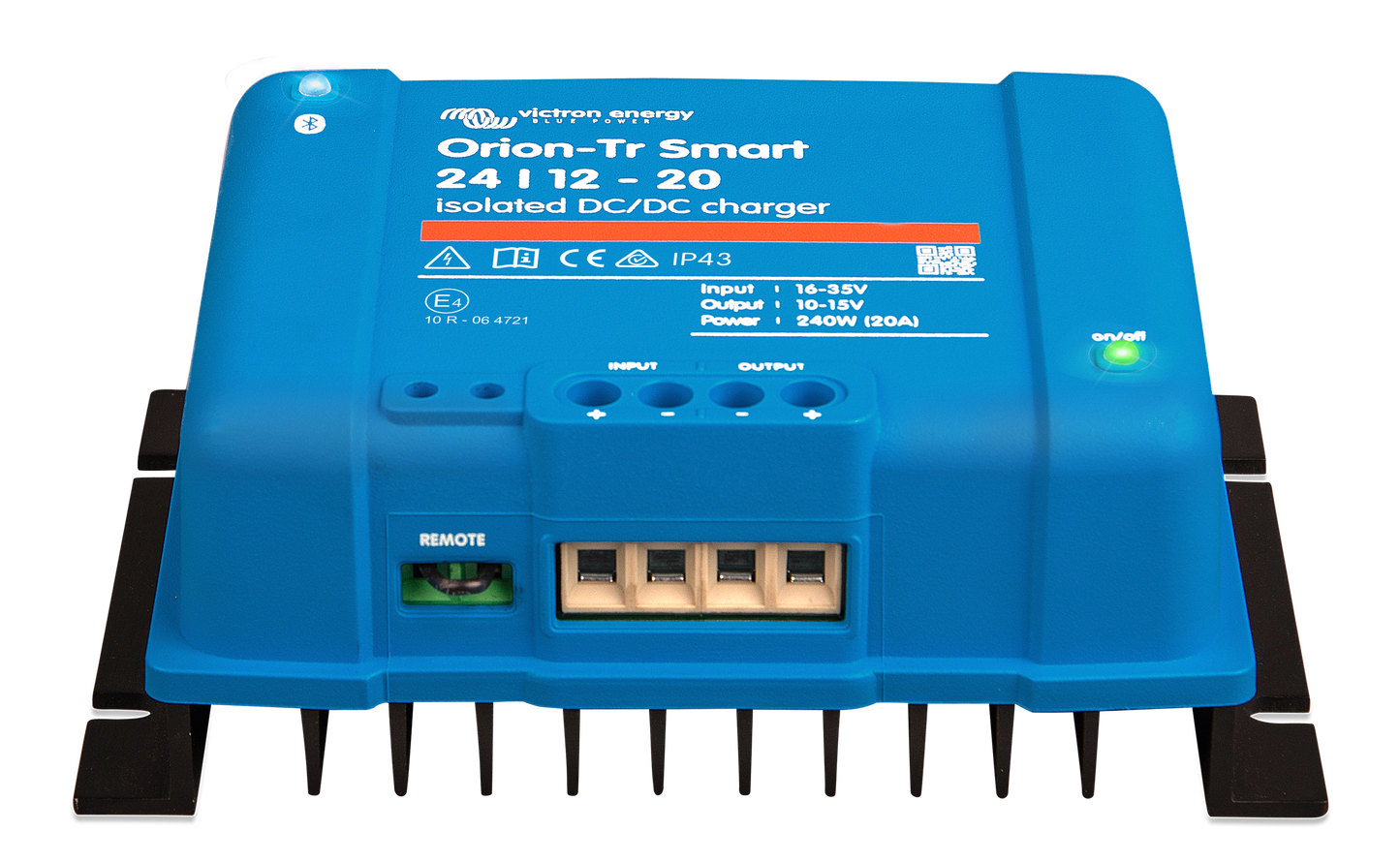 Victron Orion Tr Smart Dc-Dc Lader 24>12V 20A (Galvanisk Isolert) shown in angle view